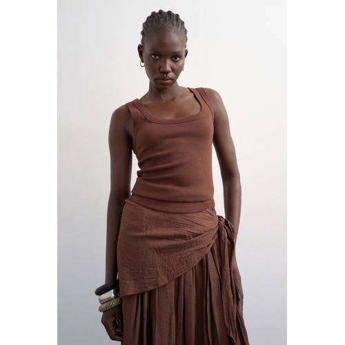 TOPSHOP Top 'HONEY' chocoladebruin