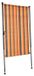 Balkon-Sichtschutz 150 cm, Orange-Braun, mit Kurbel