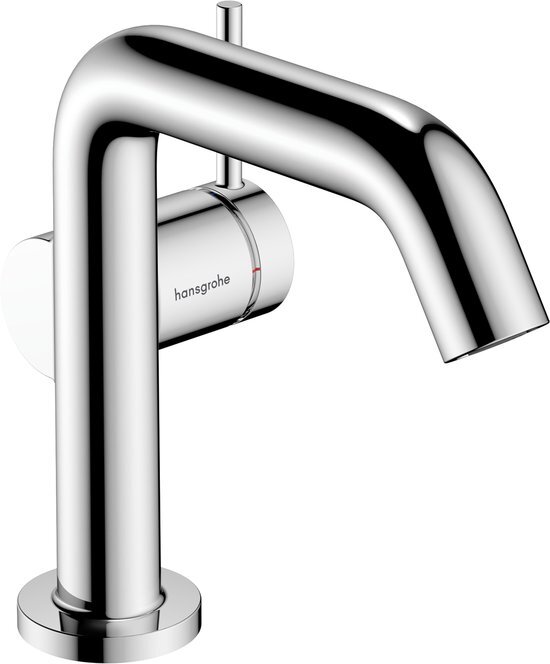 hansgrohe Tecturis S &#233;&#233;ngreeps wastafelkraan 110 Fine CoolStart met afvoerplug chroom