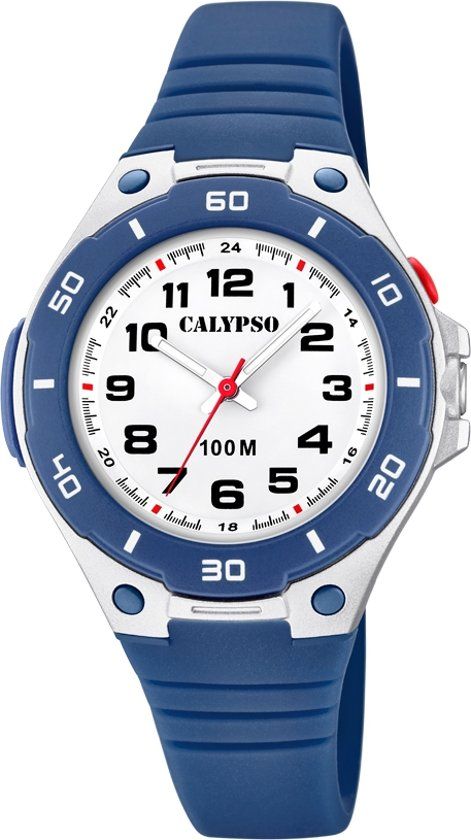 Calypso K5758/2 Kinderhorloge - Polshorloge - Kunststof - Zilverkleurig - Ø 38.7mm