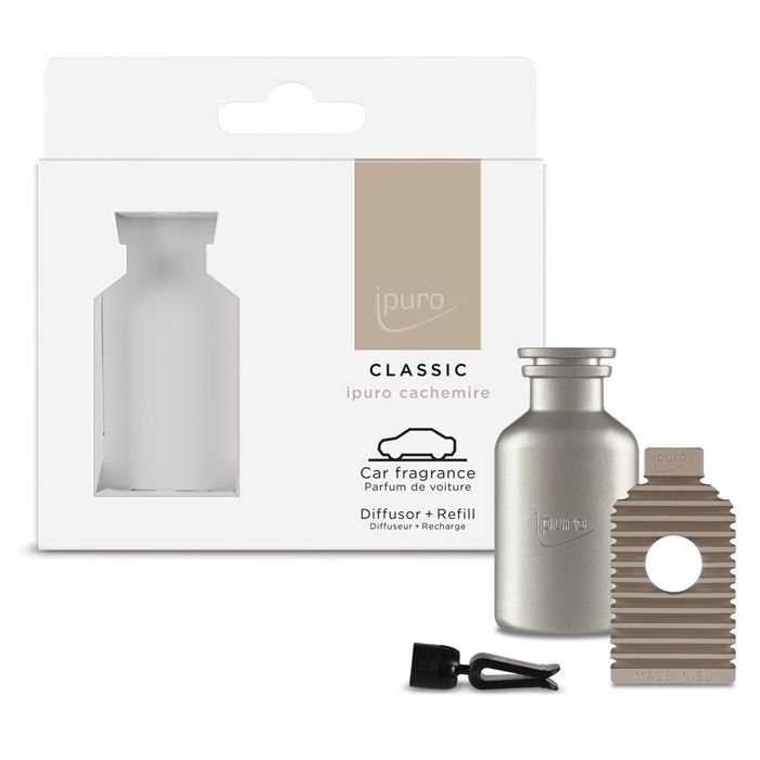 Ipuro Car Fragrance - Cachemire Set (Holder + Refill)