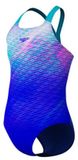 Speedo Print Powerback Meisjes Sportbadpak