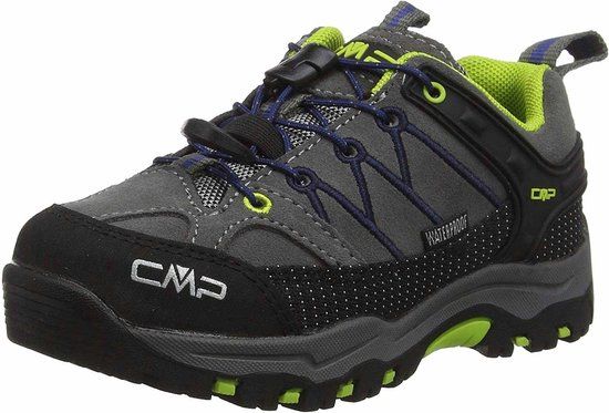 CMP KIDS RIGEL LOW TREKKING SHOES WP uniseks-kind Trekkingschoenen Low-Top, Graphite Marine, 37 EU