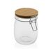 Versa Glazen pot 750 ml Kristal Bamboe