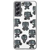 ERT GROUP mobiel telefoonhoesje voor Samsung S21 FE origineel en officieel erkend Marvel patroon Black Panther 016