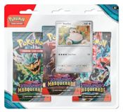 Pokemon Twilight Masquerade: Snorlax 3-Pack Blister