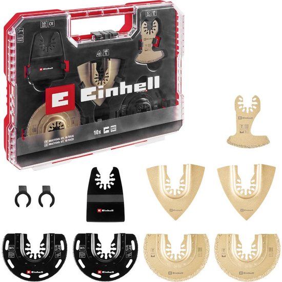 Einhell Multitoolset - 10-delig - XLPlus-Case