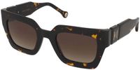 Carolina Herrera Zonnebril HER 0328/S 086/HA Dames Vierkant Kunststof Zwart Bruin