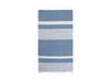Sagaform Serviette de bain Ella Hamam rayée 145x250 cm Bleu