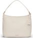 Lazarotti Leren Schoudertas Bologna Leather Hobo Creme White Crème