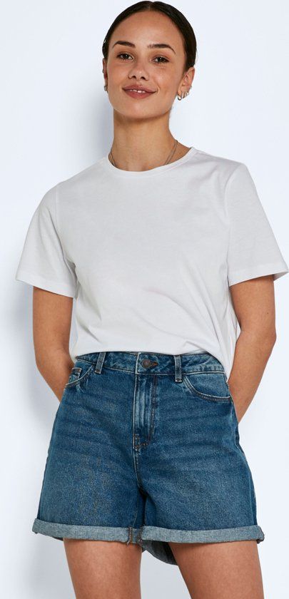 NOISY MAY NMSMILEY NW SHORTS VI060MB NOOS Dames Broek - Maat XL