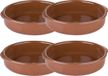 Regas Ovenschalen - terracotta - 8x stuks - D20 cm - aardewerk - 400 ml - Tapas schalen