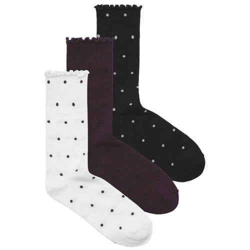 JJXX sokken JXPOLLY - set van 3 multi