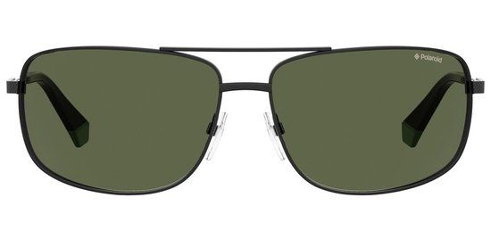 POLAROID PLD 2101/S Zonnebril - Zilverkleurig - Groene glazen - Heren