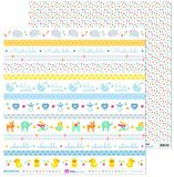 Anita en zijn wereld collectie van kleine scrapbooking-papier, strepen, 30,5 x 30,5 cm