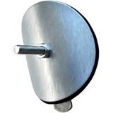 France Obturateur - Obturateur de colonne, diamètre 100 mm, tampon hermétique acier galvanisé