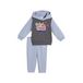 PUMA Joggingpak 'Puma x Transformers' lichtblauw / honing / stone grey / knalrood