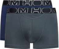 HOM - Boxerlines#2 - HO1 Boxer Briefs (2-pack) - Heren Boxer met horizontale gulp - Navy/Antraciet - Maat S