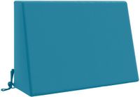 vidaXL Rugkussen SOEST 100% Polyester lichtblauw 60 x 20 x 40 cm