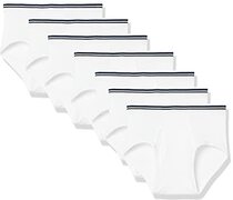 Amazon Essentials Amazon Essentials Men's Katoenen onderbroeken zonder labels, Pack of 7, Wit, S