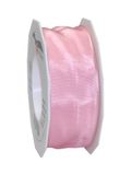 C.E. Pattberg Präsent 40 mm 25 m lint Bedraad Tafetta Lyon, Lichtroze