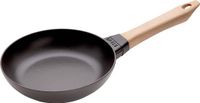 Staub Poêle à frire - 20 cm - Noir - Fonte - Manche en bois