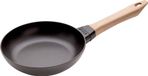 Staub Poêle à frire - 20 cm - Noir - Fonte - Manche en bois
