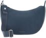 Mandarina Duck Leren schoudertas Mellow Leather Hobo Bag Iron petrol