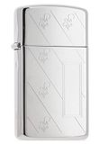 Zippo Stormaansteker, zeevaart, anker met touw, goud, afwerking in geborsteld messing, kleurenopdruk-handtekening, navulbaar, windbestendig, geschenkdoos, Made in USA