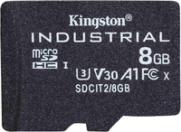 Kingston Industrial 8GB MicroSDHC UHS-I Class 10 - Zwart