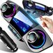 OEM Kivora B.V. Autolader FM-zender handsfreeset oplader - Bluetooth USB-poorten SD-kaart snelladen QC3.1A