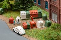 Faller - 1/160 SET MET SORTEERCONTAINERS (3/24)