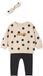 Vertbaudet sweater + legging + haarband babymeisje