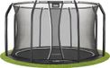 Salta Royal Baseground - trampoline enterrée avec filet de sécurité - ø 396 cm - Noir