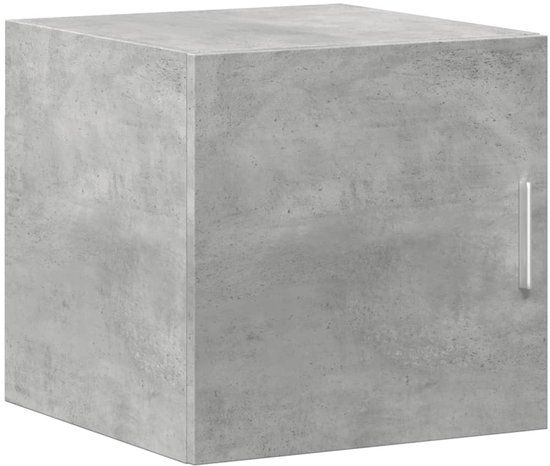 vidaXL Wandkast 40x42,5x40 cm bewerkt hout betongrijs