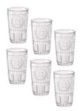 Bormioli Rocco Romantisch glazen set 1 stuks (lichte kleur, 340 ml, vaatwasmachinebestendig, waterglas, voor cocktails/water)