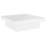 VidaXL Salontafel 90x90x28 cm bewerkt hout wit