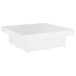 VidaXL Salontafel 90x90x28 cm bewerkt hout wit
