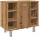 vidaXL Badkamerkast 60x32x53,5 cm bewerkt hout artisanaal eikenkleur
