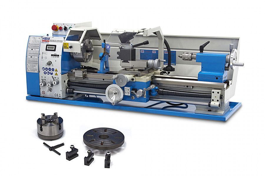 HBM 290 x 750 Professionele Variabele Metaaldraaibank Compleet