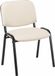 CLP Ken set de 4 chaises visiteurs - Similicuir crème