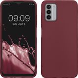 kwmobile telefoonhoesje geschikt voor Nokia G42 5G - Back cover in bordeaux-violet