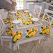 PETTI Artigiani Italiani Tafelkleed, keukentafellaken, oranje design X24-zits (140 x 450 cm), 100% Made in Italy