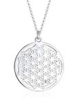 Elli - Halsketting - Ornament Levensbloem Symbool 925 Sterling Zilver - Dames