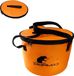 Poubelle pliable de 15 litres - Motif à chevrons