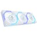 ROG Eurux GR120 ARGB White Edition PWM-ventilator, 120 mm, 3 stuks