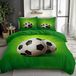 Sport Beddengoed Set met Voetbalprint 135 x 200 cm