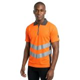 Mascot Safe Supreme Poloshirt 50130-933 - hi-vis oranje/donkerantraciet - XL