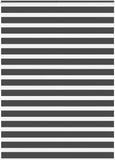 vidaXL Zebra Rolgordijn 165x230 cm Zwart