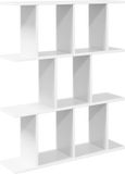 vidaXL Wandplank Wit 80 x 20 x 96 cm Bewerkt hout